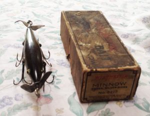 Antique fishing lures date to the early 20th century and before.