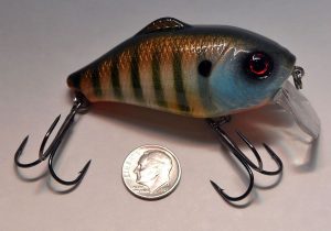 The Wake One Knocker is a shallow-running crankbait.