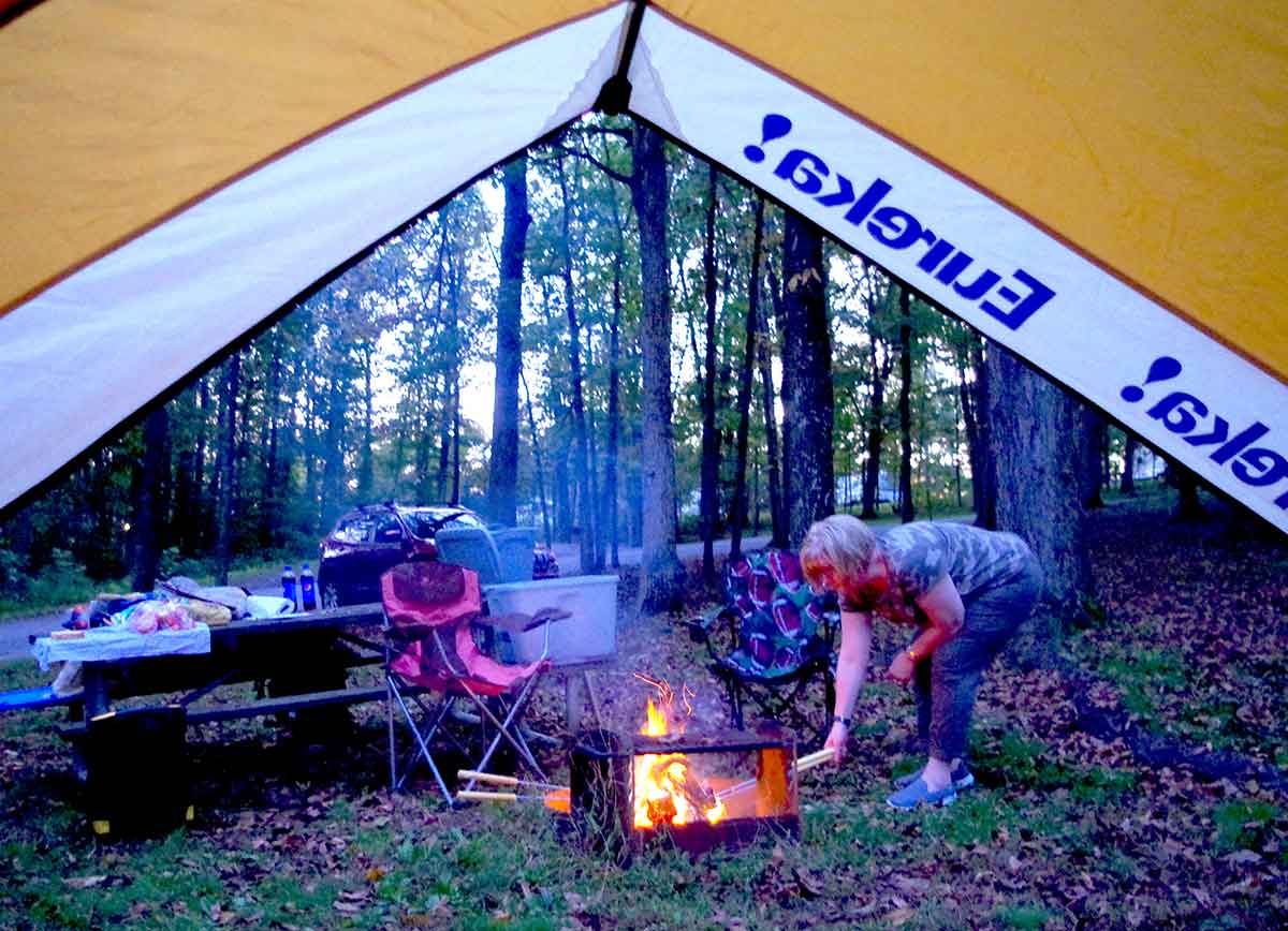 Camping is part of an adventurous life.