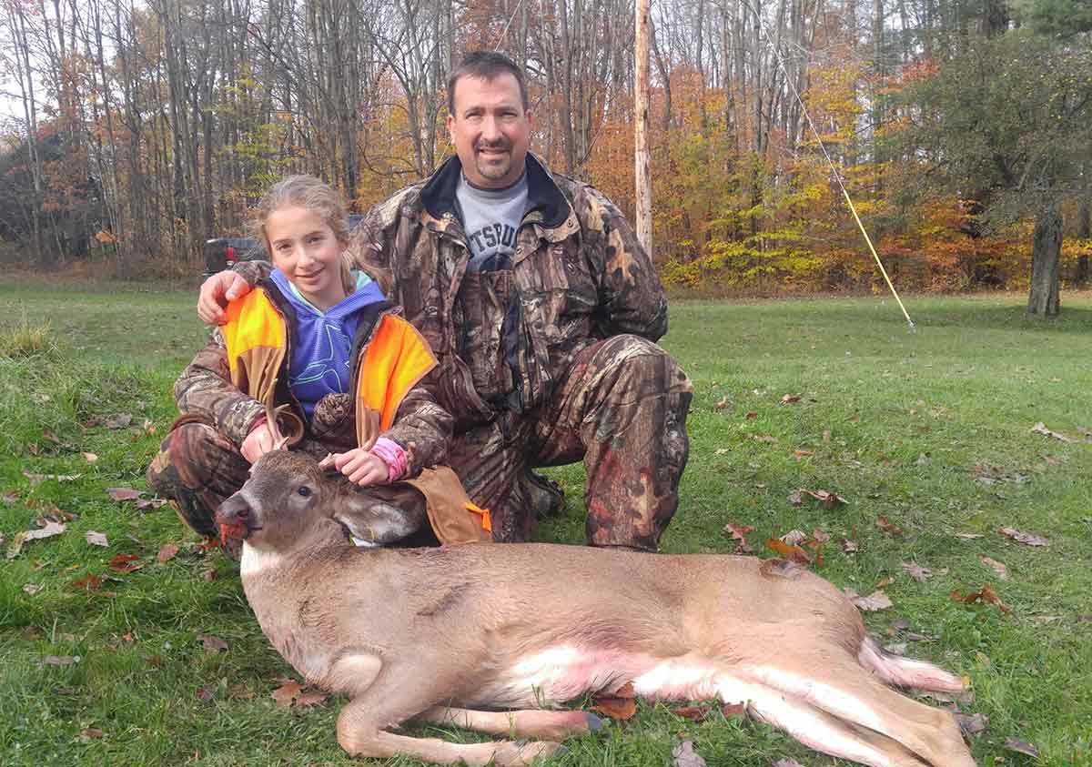A mentored youth hunter scored in deer season.