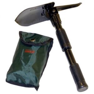 Fishing and camping for northern pike is easy with a folding shovel.