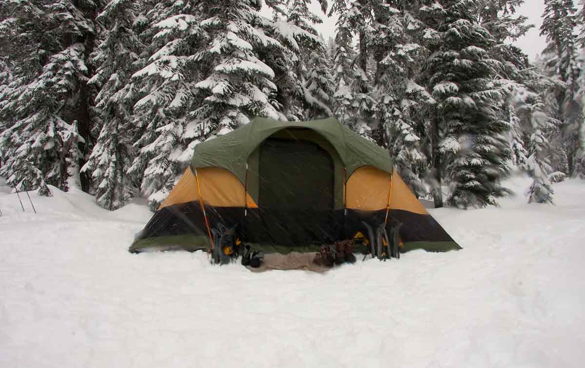 Winter camping brings unique experiences.
